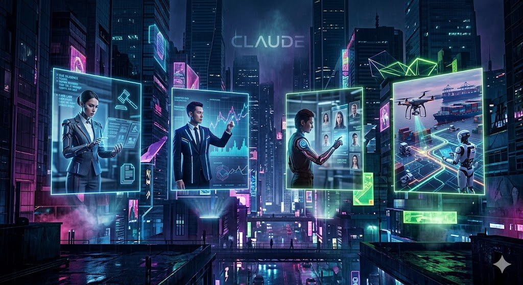 Иллюстрация к материалу «За неделю Anthropic выкатил 4 вертикальных продукта»