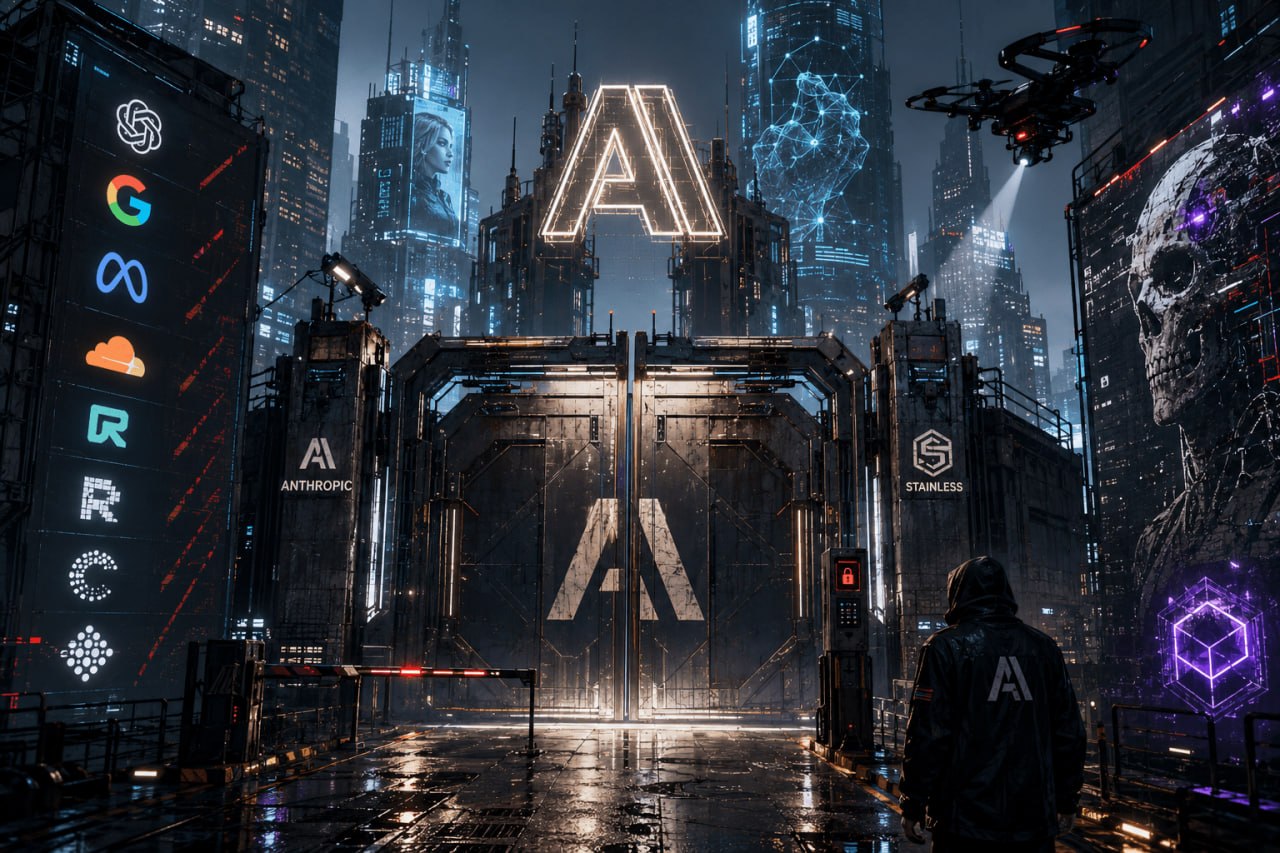 Иллюстрация к материалу «Anthropic купил стартап Stainless за $300+ миллионов»