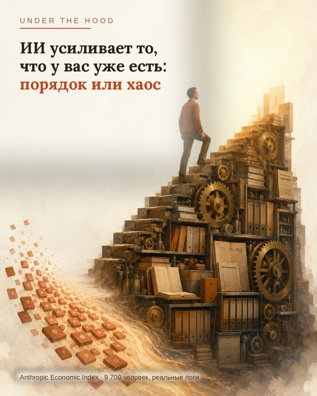 Иллюстрация к материалу «ИИ усиливает то, что у вас уже есть: порядок или хаос»