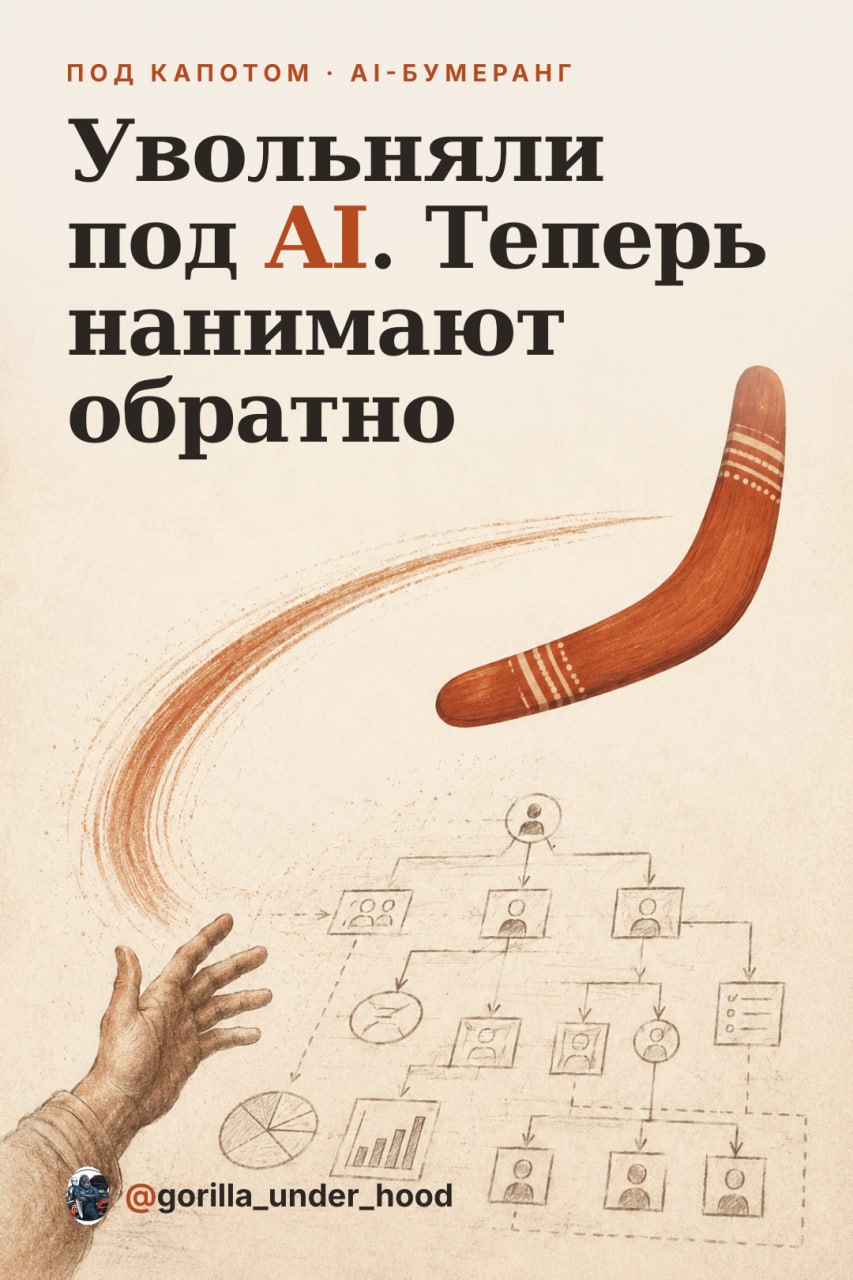 Иллюстрация к материалу «Компании увольняли людей, потому что пришёл AI»