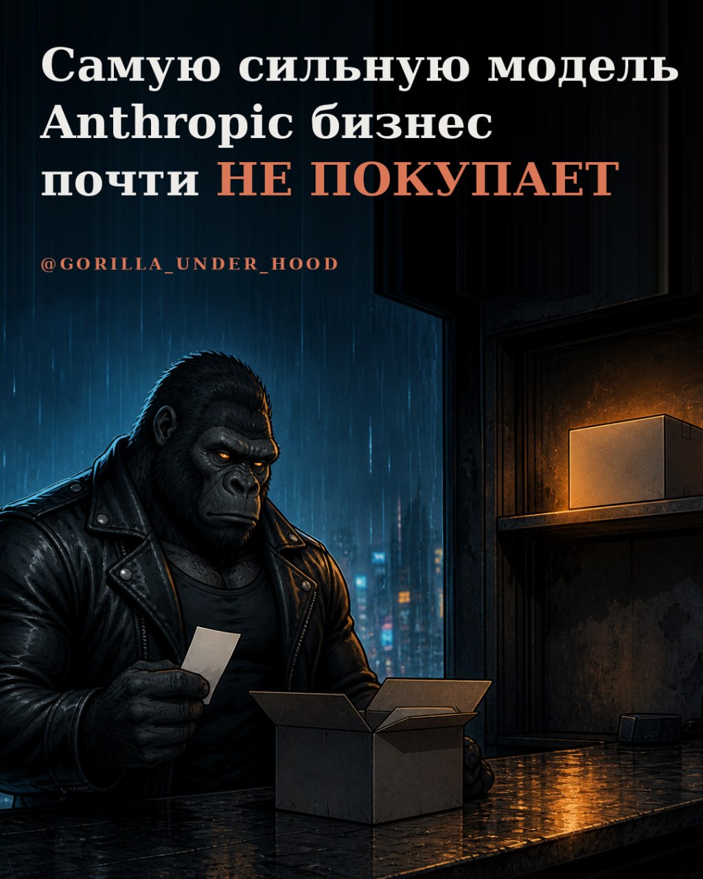 Иллюстрация к материалу «Самую сильную модель Anthropic бизнес почти не покупает»