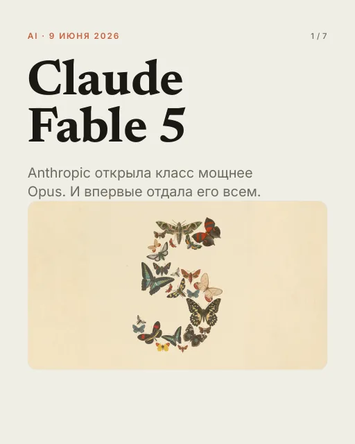 Обложка: Anthropic выкатила Claude Fable 5.