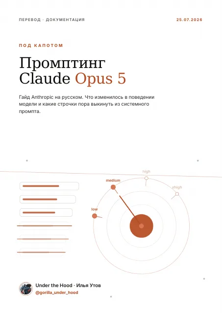 Обложка: Перевод Anthropic Prompting Claude Opus 5
